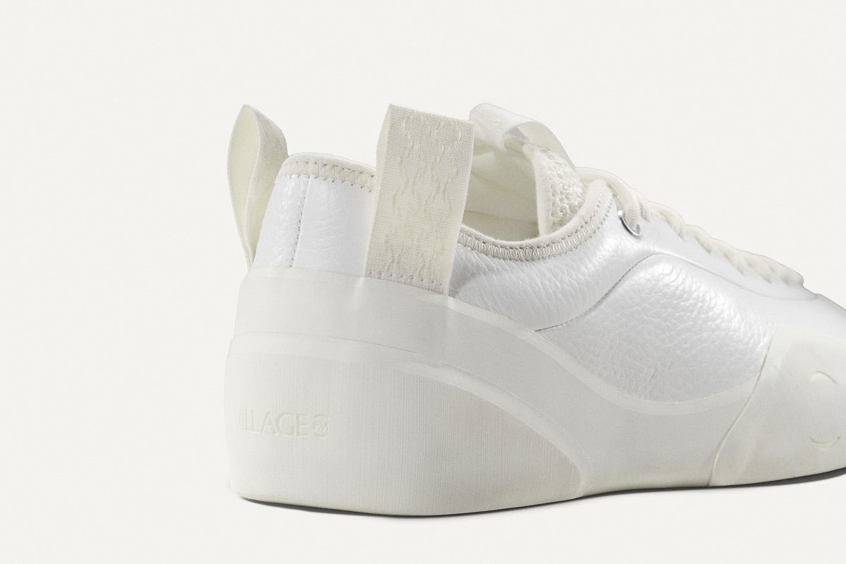 1:00 PM Leather All White