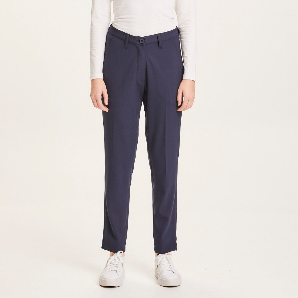 Willow Chino Pants Total Eclipse - KNOWLEDGE COTTON APPAREL