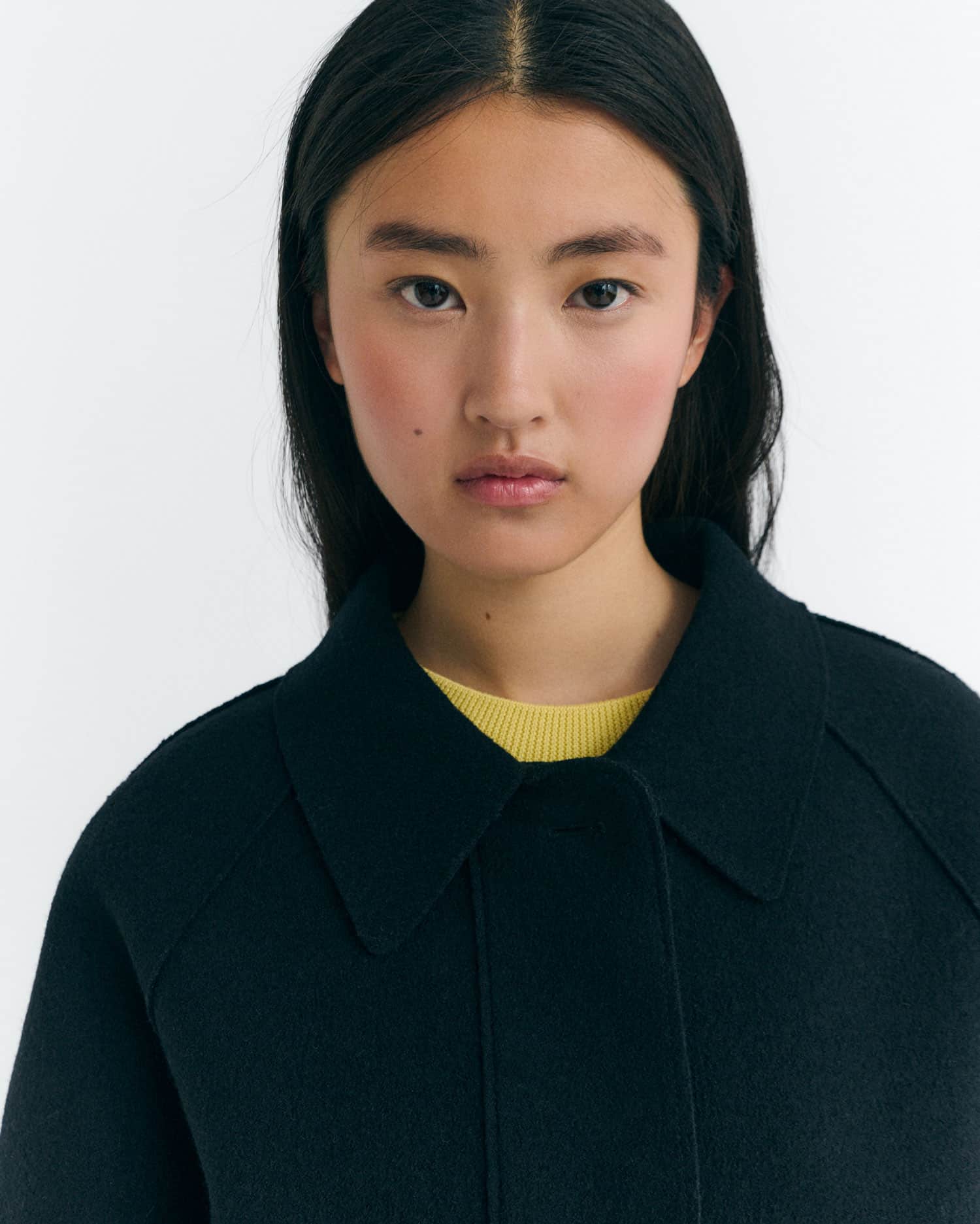 Daria Relaxed Fine Wool Jacket Black