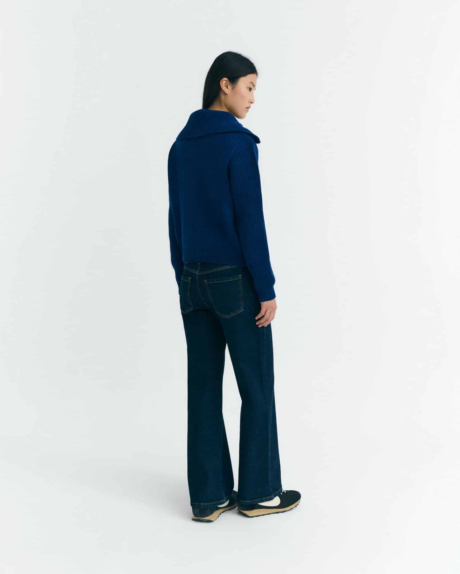 Tanit Wool Zip-Polo Knit