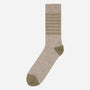 1-pack Wool Socks Jacquard Beige
