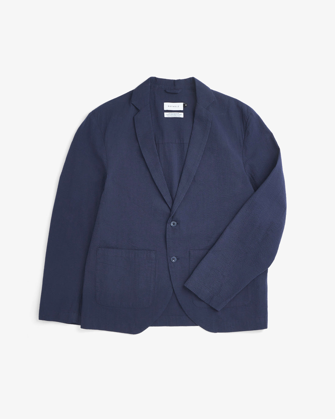 Workwear Blazer Seersucker Dark Navy