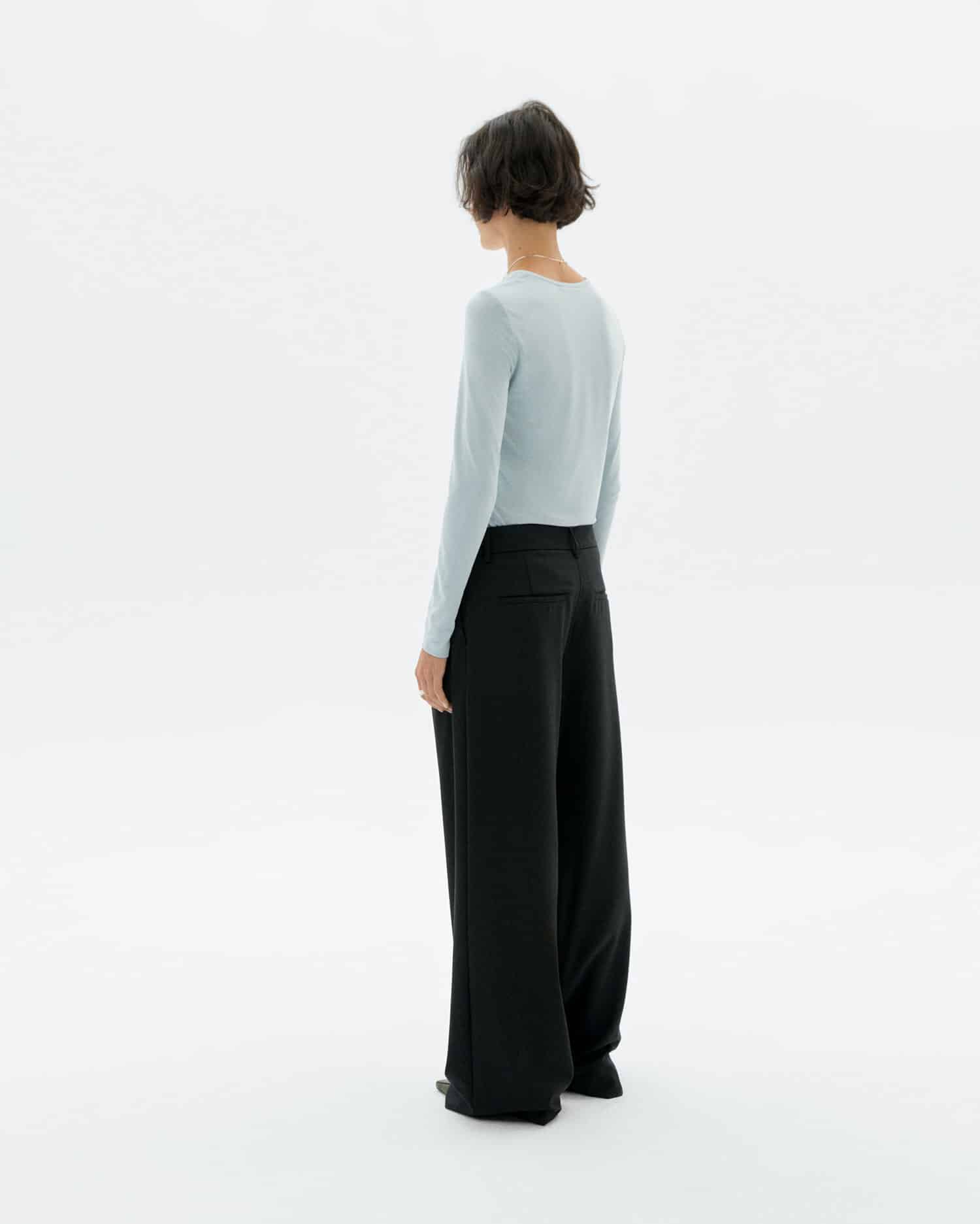 Pat Wool Pants Black