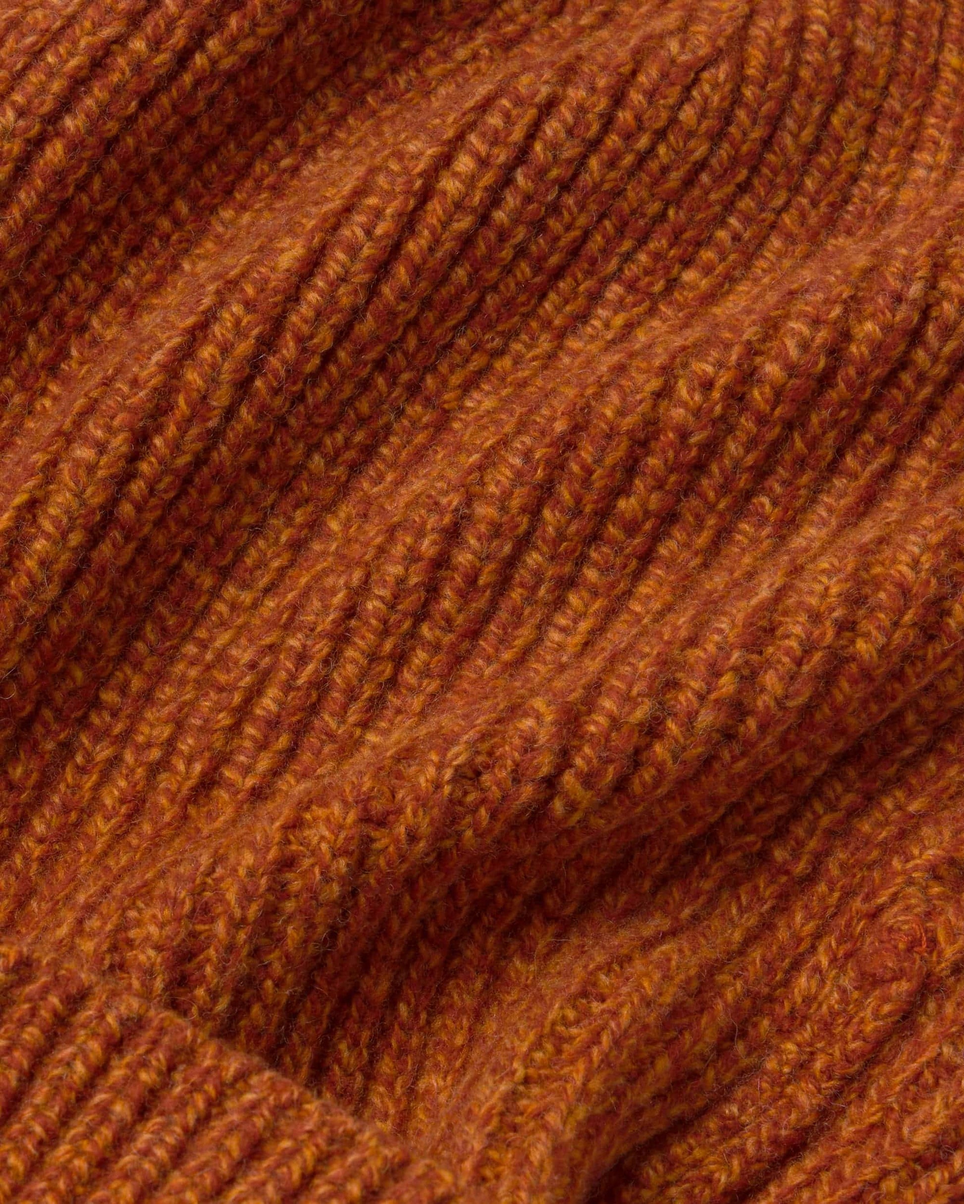 Ruby Wool Beanie Orange