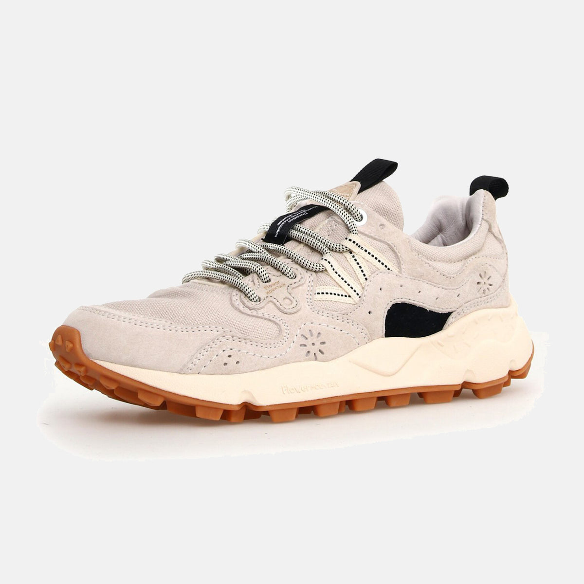 Yamano 3 Uni Cotton/Suede Beige