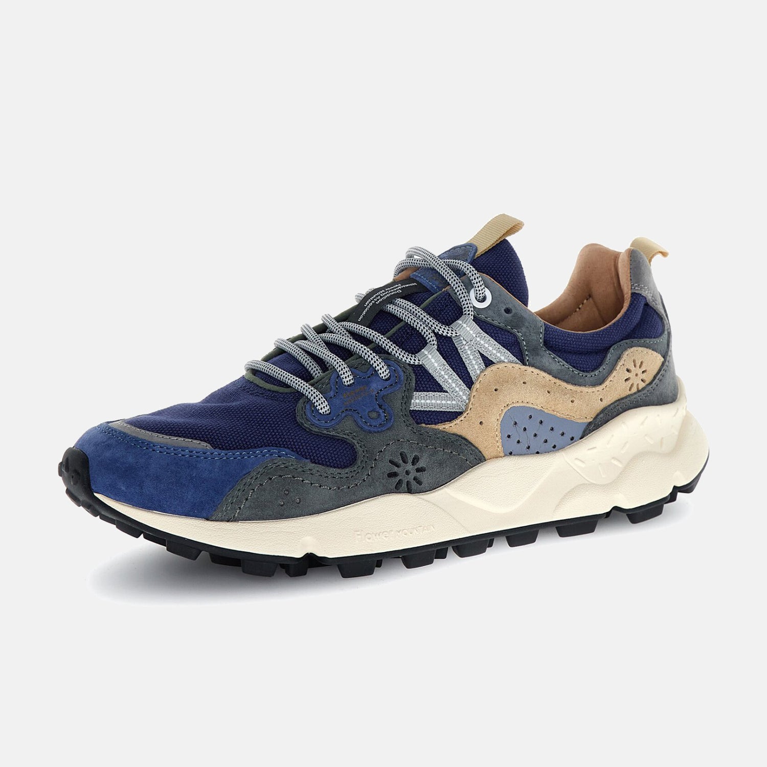 Yamano 3 Man Suede/Canvas Navy-Anthracite