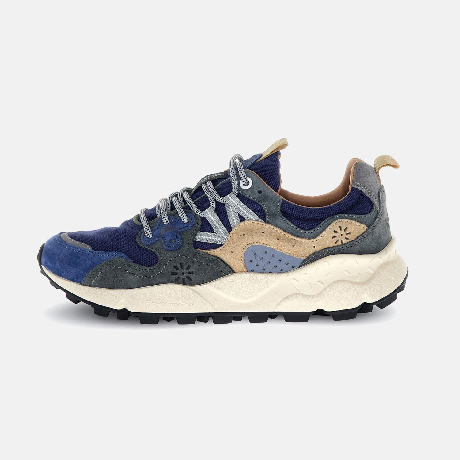 Yamano 3 Man Suede/Canvas Navy-Anthracite