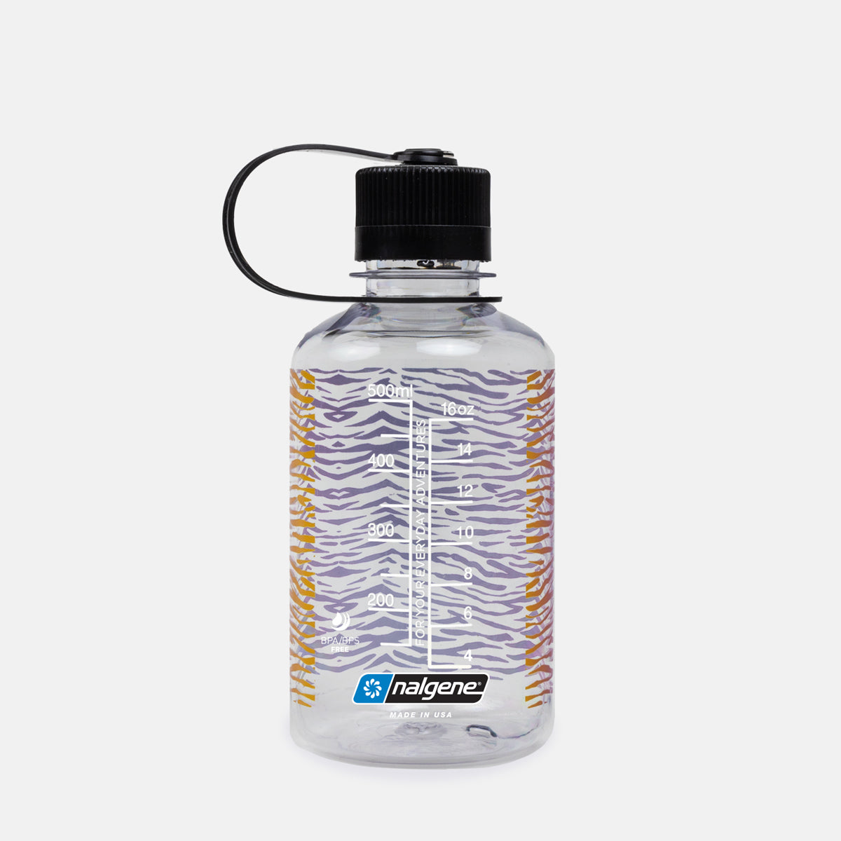 500ml Narrow Mouth Sustain Water Bottle Zebra